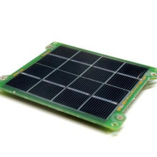 Si Solar Panel with Coils (side)