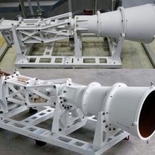 Feed of the Large Ku-band Antenna System which Forms Planimetric Directional Diagram