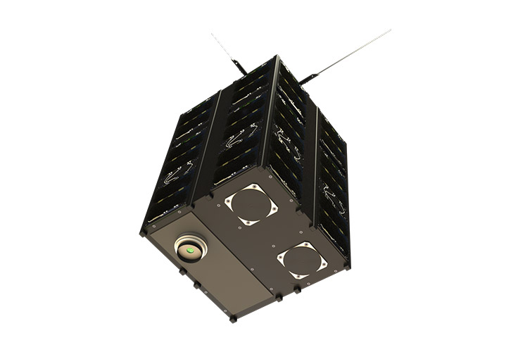 12-Unit cubesat structure