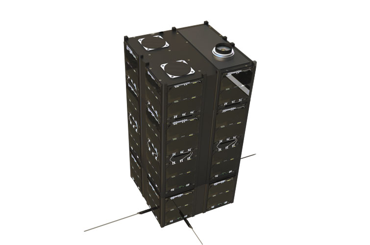 16-Unit cubesat structure