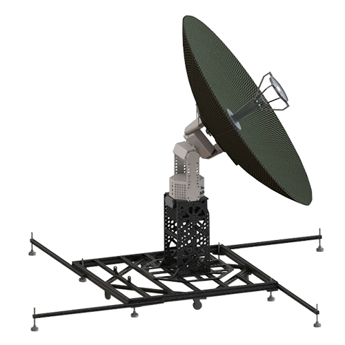 1.8m Ka/Ku Dual-Band Portable TT&C and Data Transmission Station