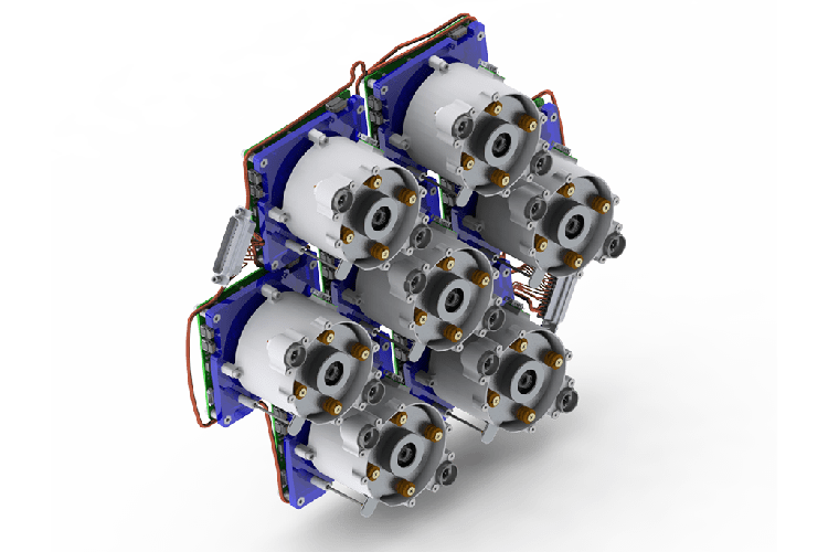 Cluster of IFM Nano Thruster for Smallsats