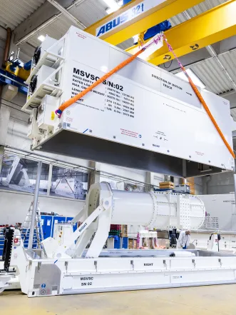 Satellite Transport and Shipping Containers