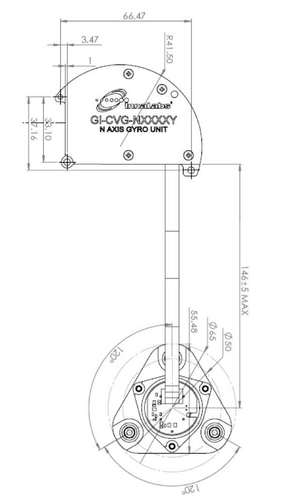 GI-CVG-N-Series 1 & 2-Axis Gyroscope (Tactical/Industrial Grade)
