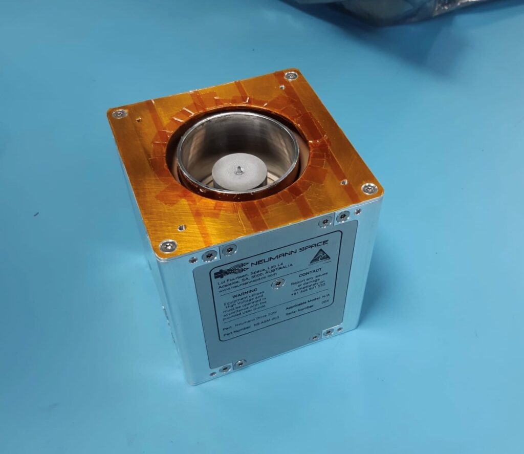 ND-25TC Neumann Drive — Low-Power Nanosatellite Thruster