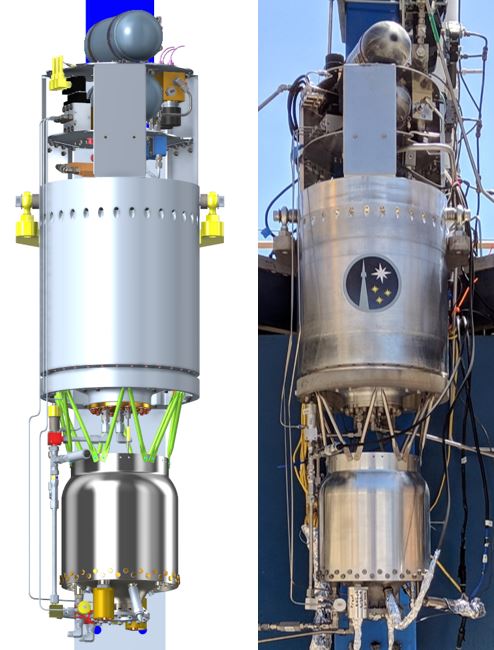 H2O2/HTPB Hybrid Upper Stage