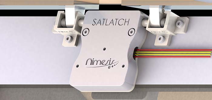 SATLATCH — Rotary Deployment and Latching Mechanism