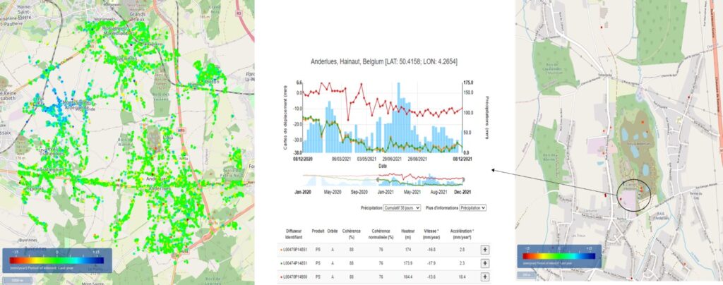 Ground Displacement Detection (InSAR Monitoring)