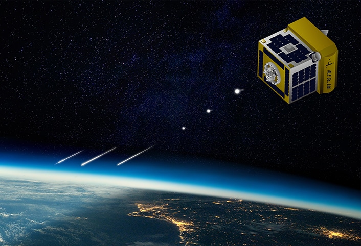 Artificial Shooting Star Demonstration