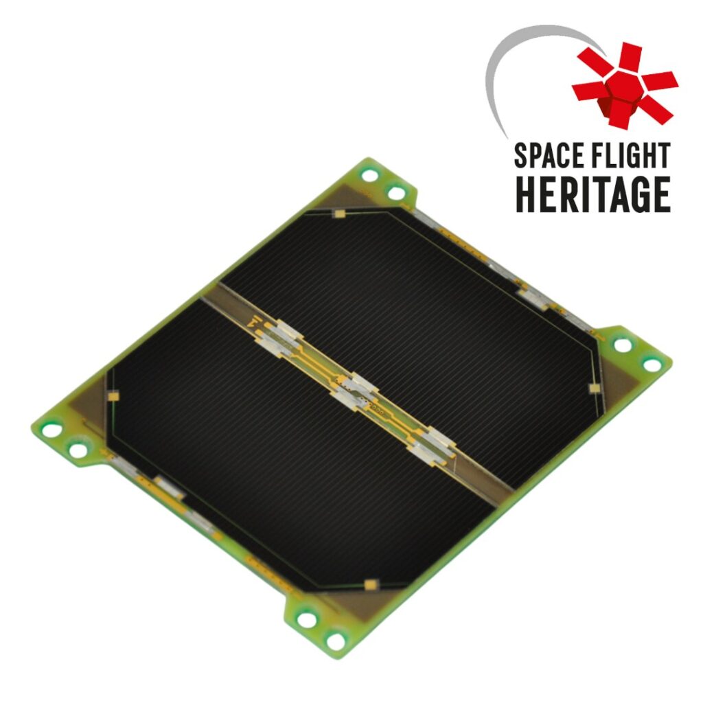 GaAs side solar panel with coils — SPUTNIX