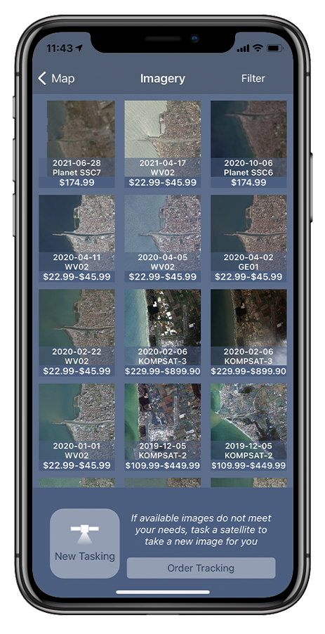 SpyMeSat Mobile App