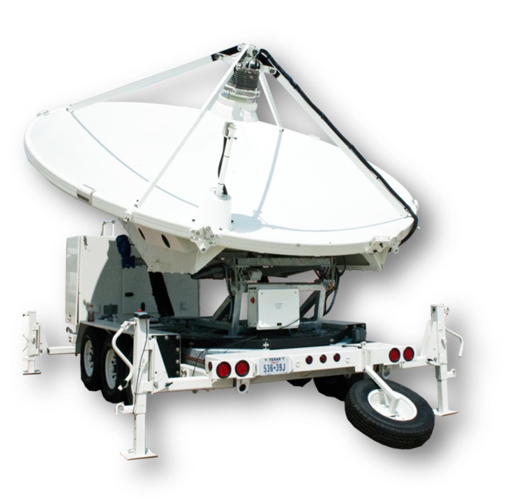 Kratos 3.9 Meter Trifold™ Transportable Satellite Antenna System