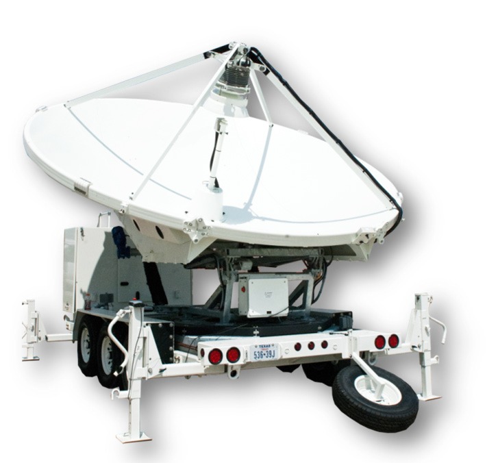 Kratos 4.6 Meter Trifold™ Transportable Satellite Antenna