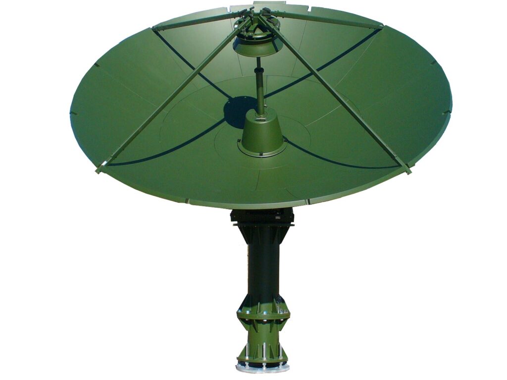 Kratos NOMADIC MILSAT 4.0 Meter Carbon Fiber Antenna