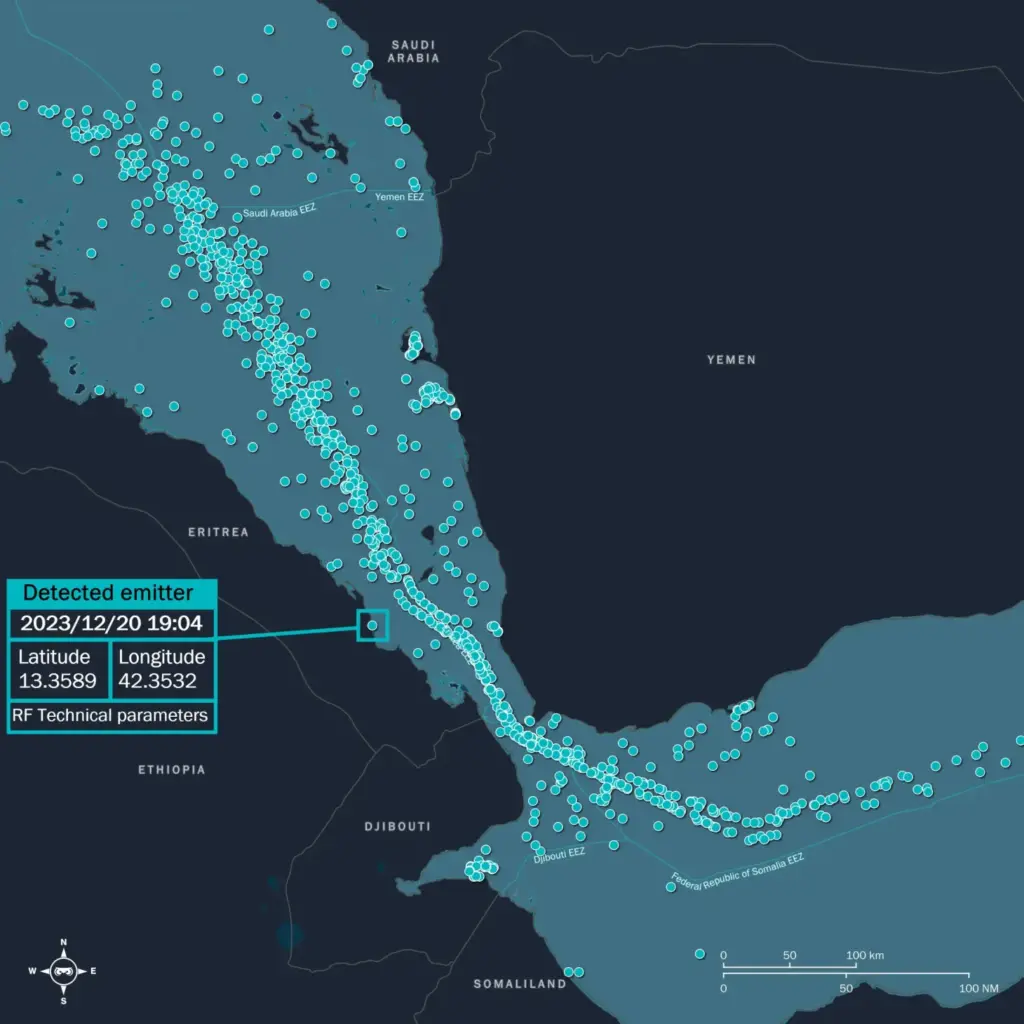 RF Maritime Surveillance — Standard Data Service