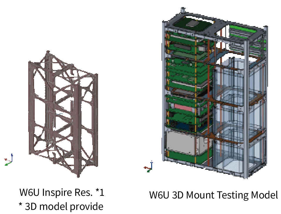 CubeSat Structures (Boltless Structure) — Boltless CubeSat Structures (Kikuchiseiki, KIKUCHI SEIKI)