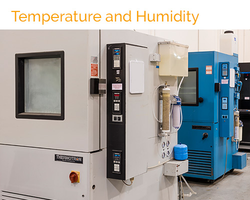 Temperature and Humidity Testing