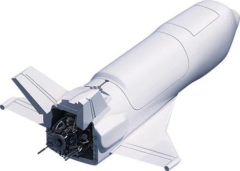 Winged Test Rocket