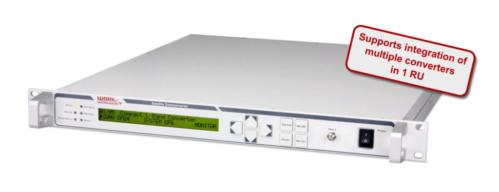 Compact Satellite Up- and Downconverter