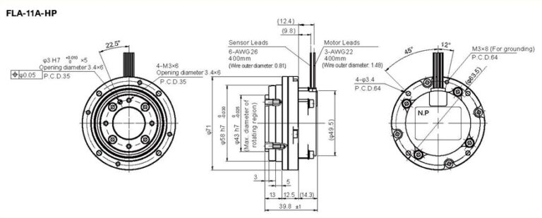 FLA Ultra-Flat Rotary Actuator