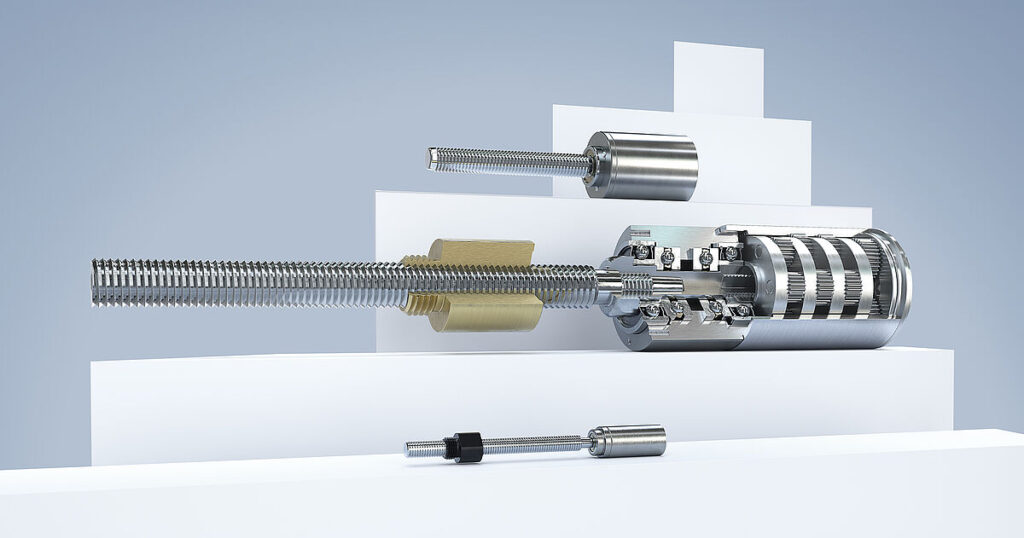 Geared linear actuators