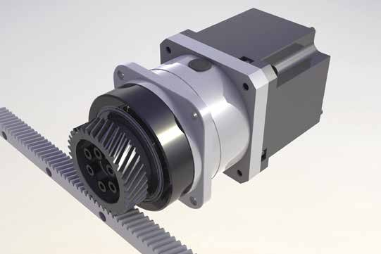 Helical Rack and Pinion Gear Set