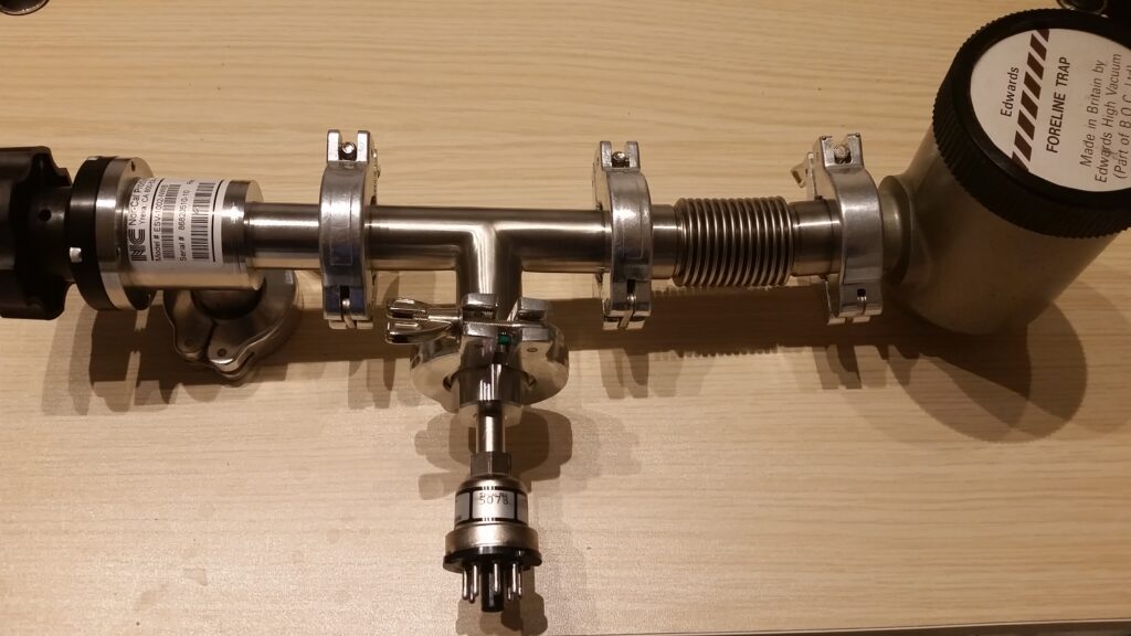 High Vacuum System V4 Foreline Assembled — Applied Ion Systems