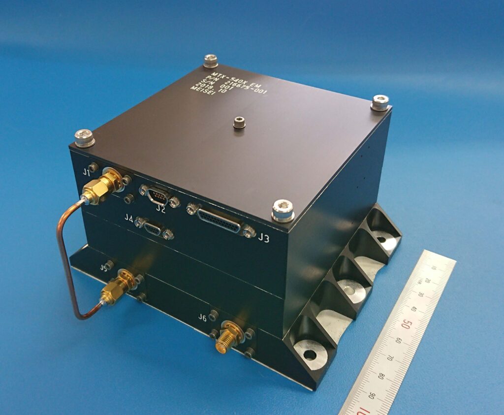 Satellite-mounted X-band transmitter (MTX-540X)